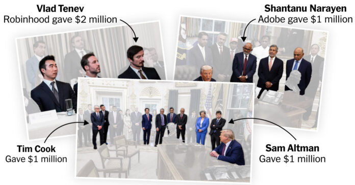 hundreds-of-big-post-election-donors-have-benefited-from-trump’s-return-to-office