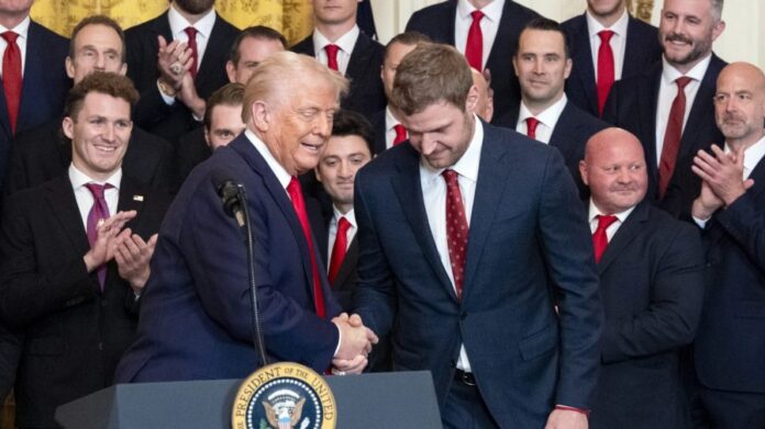 watch-live:-trump-welcomes-florida-panthers-to-white-house