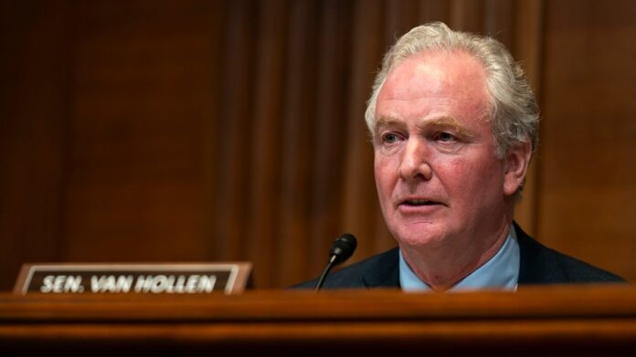 van-hollen:-‘ice-agents-are-the-ones-breaking-the-law,-not-the-peaceful-protesters’