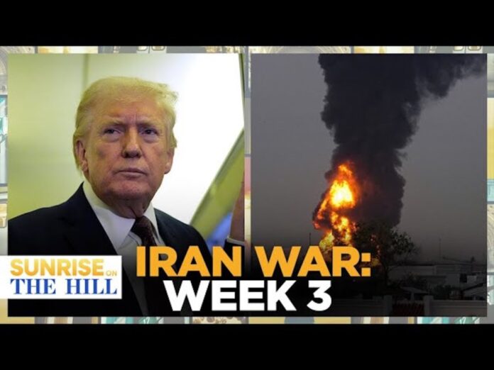 israel,-us-continue-strikes-in-iran,-trump-calls-on-allies-to-help-reopen-strait-of-hormuz