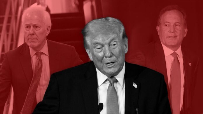 cornyn,-paxton-lock-into-texas-senate-gop-runoff-still-seeking-trump’s-nod