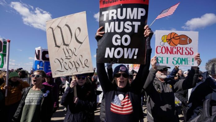 live-updates:-‘no-kings’-protest-draws-crowds-across-us-as-dhs-shutdown-reaches-stalemate;-vance-wins-cpac-straw-poll