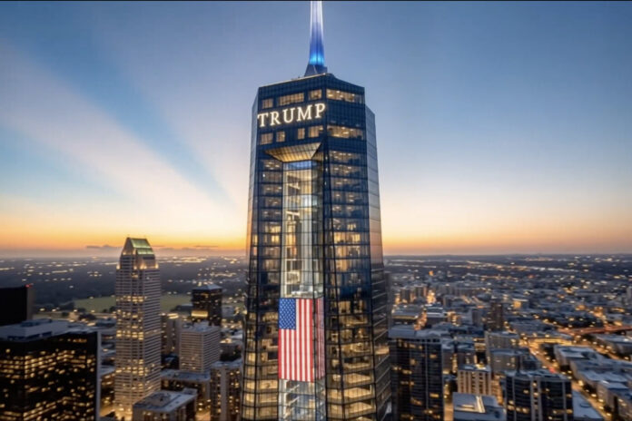 trump’s-skyscraper-presidential-library-looms-over-miami-in-newly-released-images