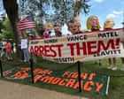 ‘reeks-of-corruption’:-protesters-rally-as-trump-hosts-ufc-event-on-his-birthday