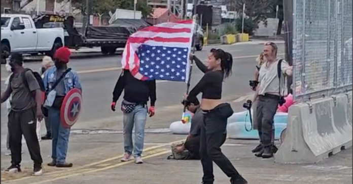 protester-is-struck-by-driver-outside-immigration-detention-center