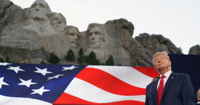 at-mount-rushmore,-trump-veers-from-patriotism-to-‘communism’